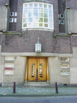 Ingang centraal bureau GG&GD
<br/>
Foto-archief GGD Amsterdam, ca. 1990